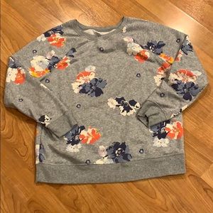 Floral Print Sweatshirt